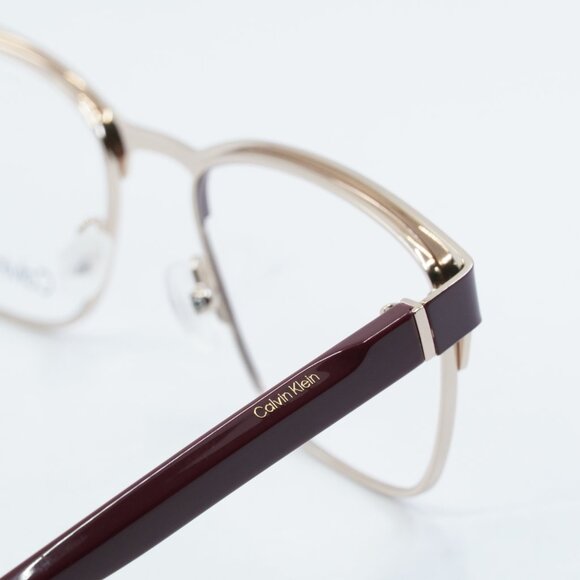 🕶️ New Calvin Klein CK21125 605 Eyeglasses - Burgundy 52mm - Picture 9 of 11